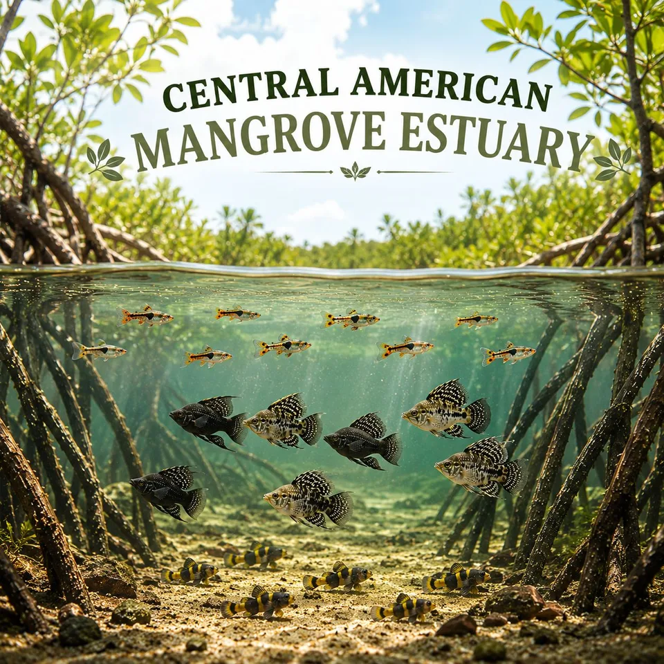 Central American Mangrove Estuary